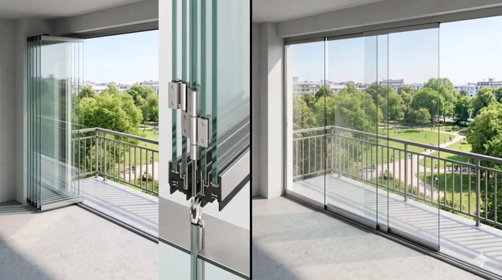 Sürgülü Cam Balkon mu, Katlanır mı